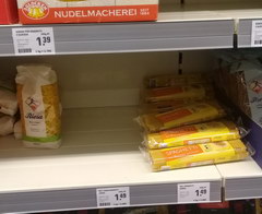 Цена на продукты в Берлине в Германии, Спагетти